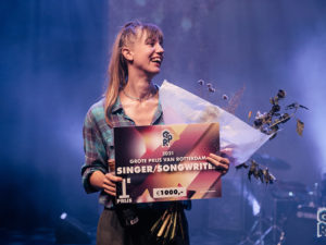 Albertine wint Juryprijs Singer/songwriter in de Sena Performers Grote Prijs Van Rotterdam